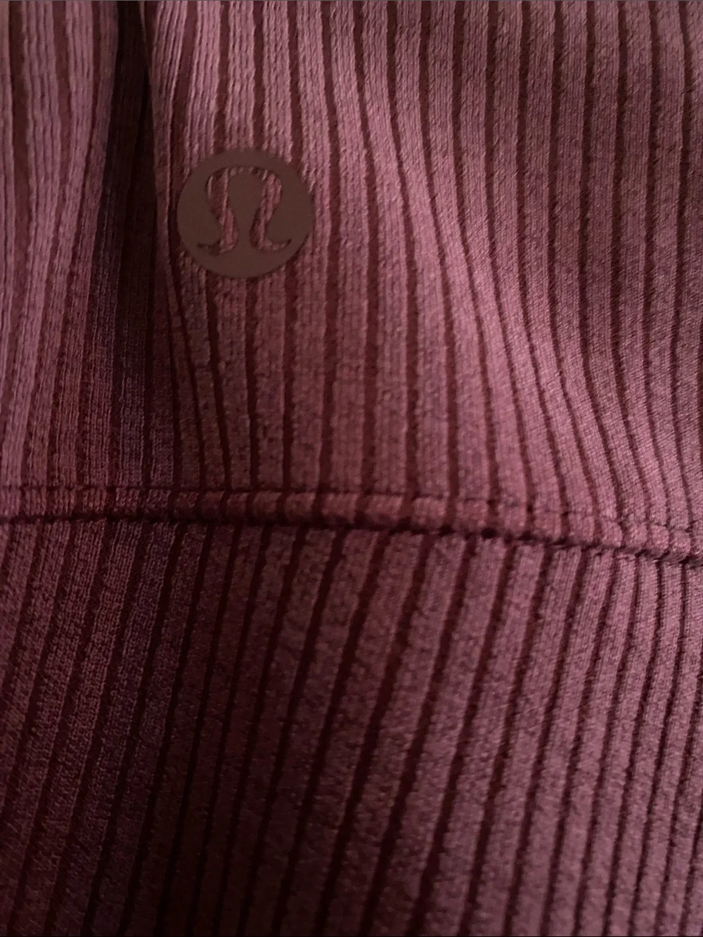 Lululemon Ribbed Softstreme Flared Pant Plum Size 4